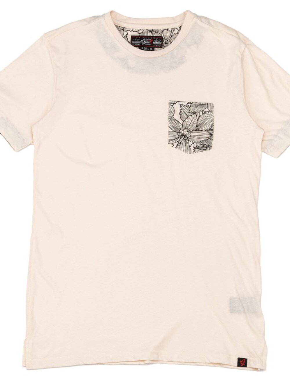 Men's Solid Color Short Sleeve T-Shirt with Pocket for Casual Everyday